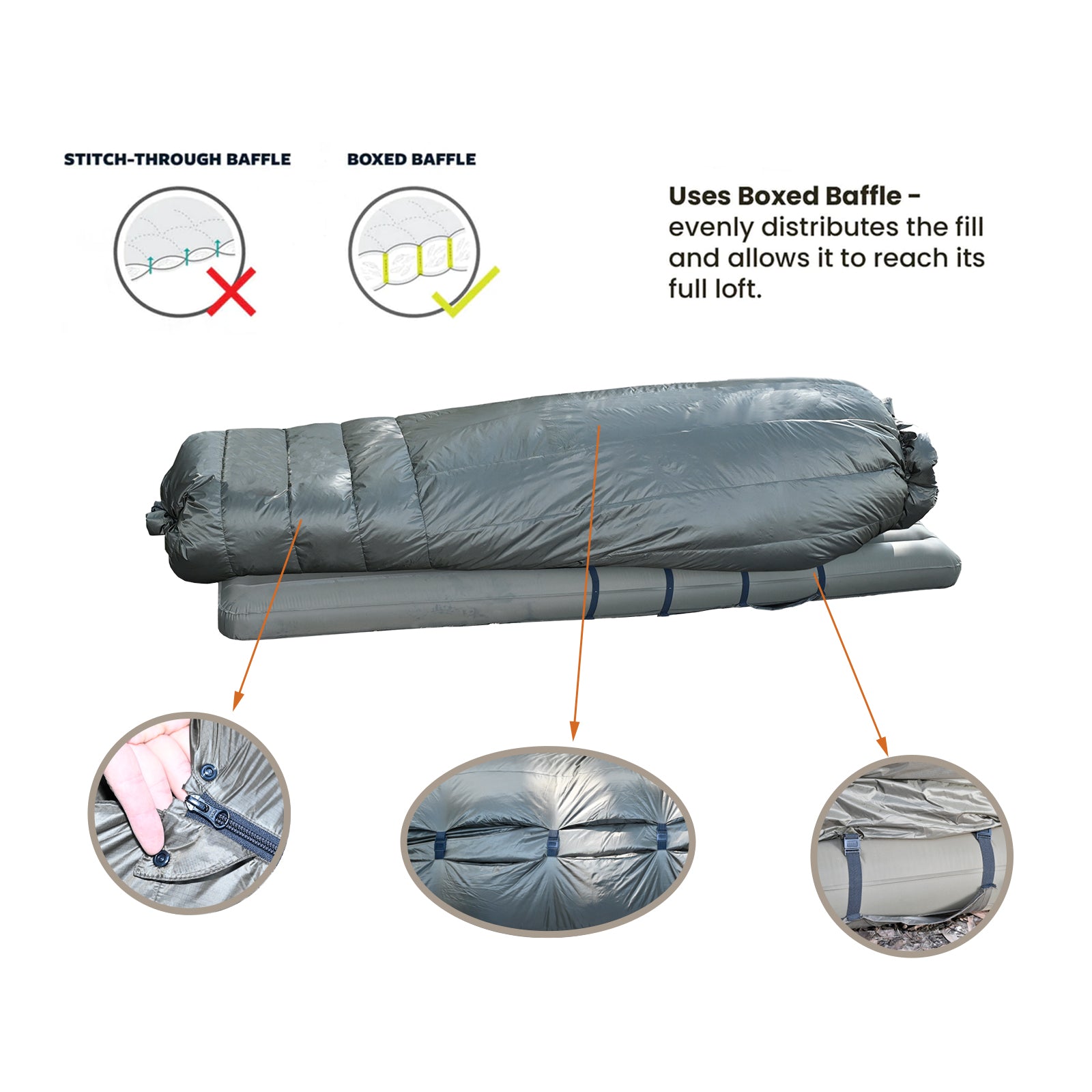 Onewind Hammock Down Topquilt Winter Warmth Solution