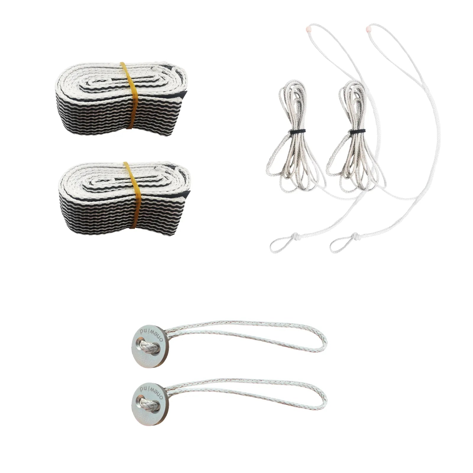 Aero-Button Ultralight Hammock Straps System