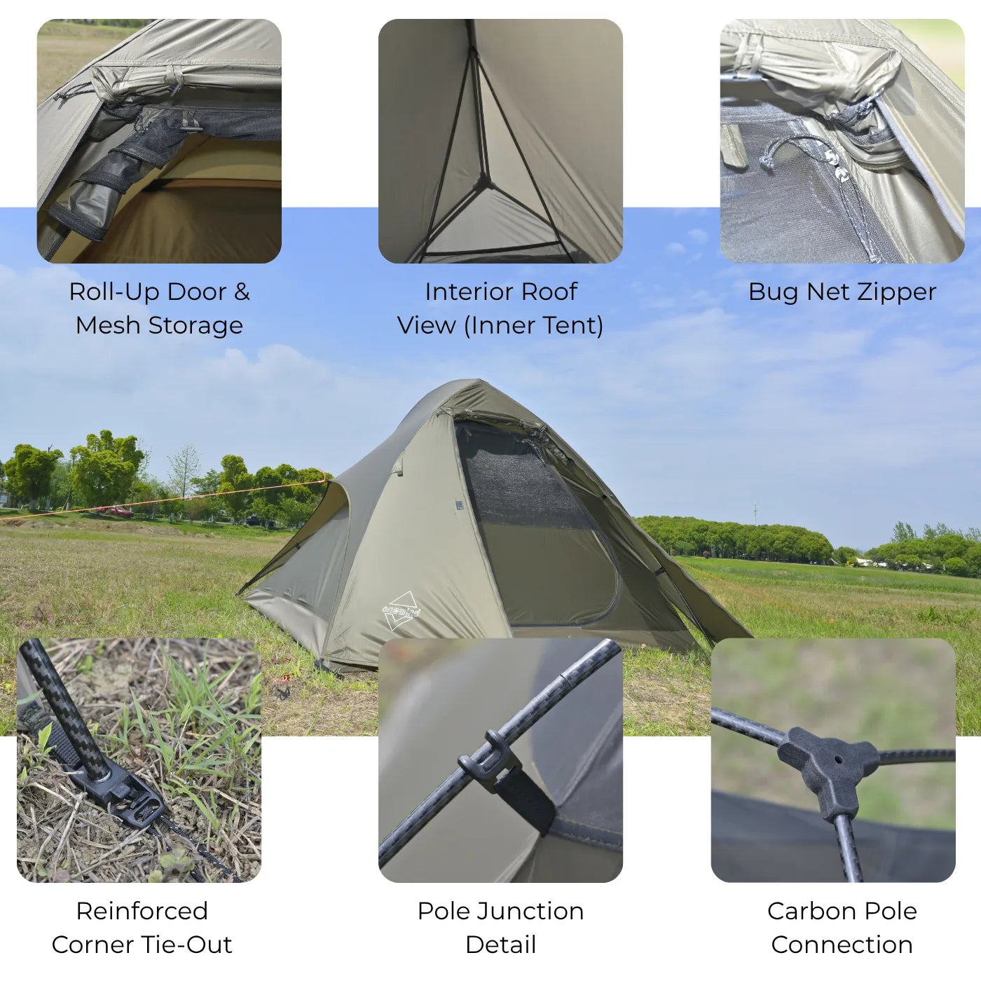 carbon fiber tent Carbon Fiber Pole Tent (Pre-Order – Ships in 15 Days) – Onewind® Outdoors
