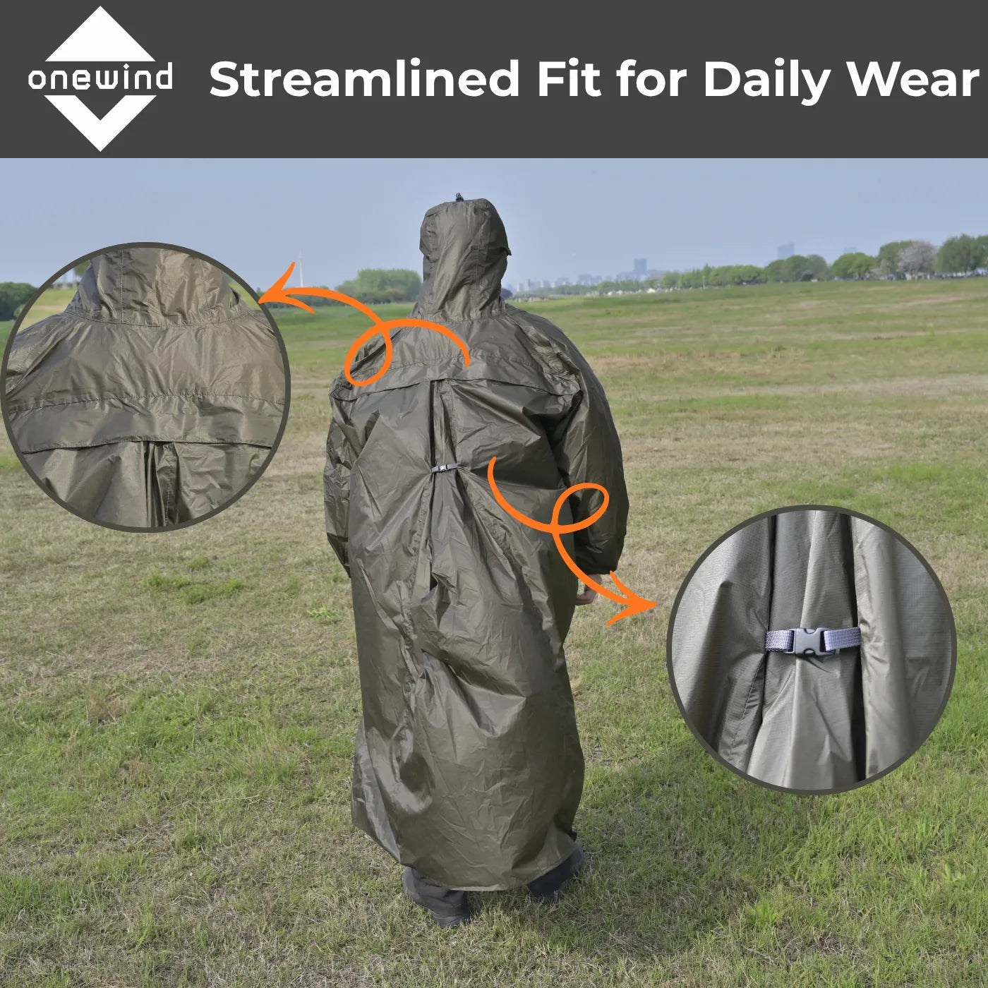 StormBacker UL Rain Cloak (Pre-Order – Ships in 15 Days)