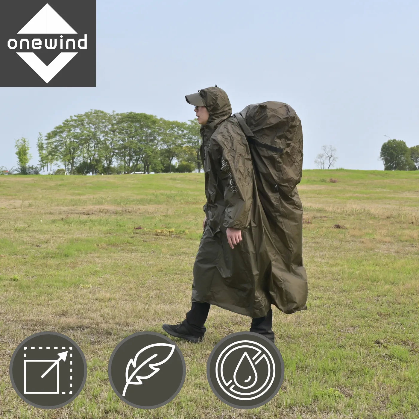 StormBacker UL Rain Cloak (Pre-Order – Ships in 15 Days)