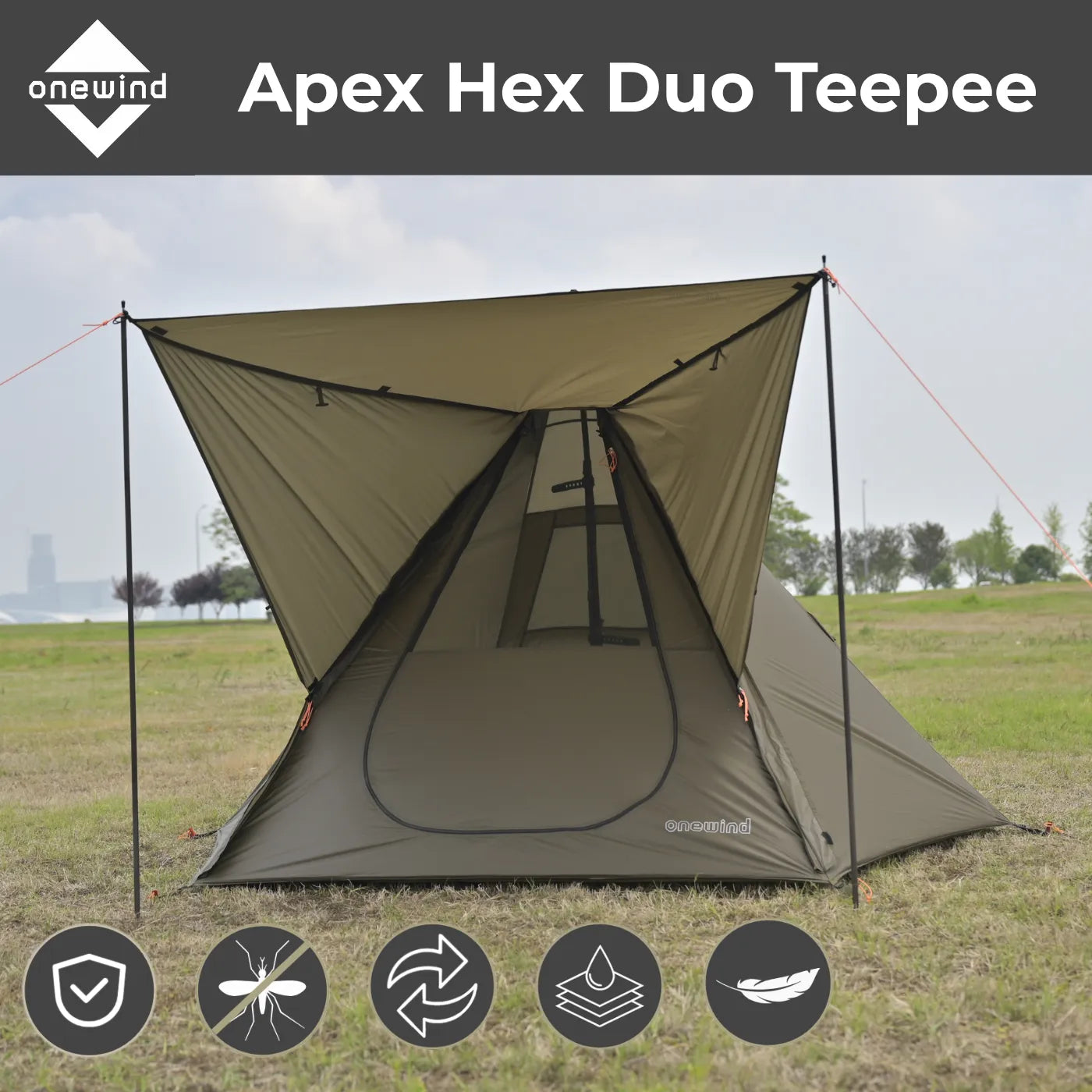 Apex Hex Duo Teepee (Pre-Order – Ships in 15 Days)