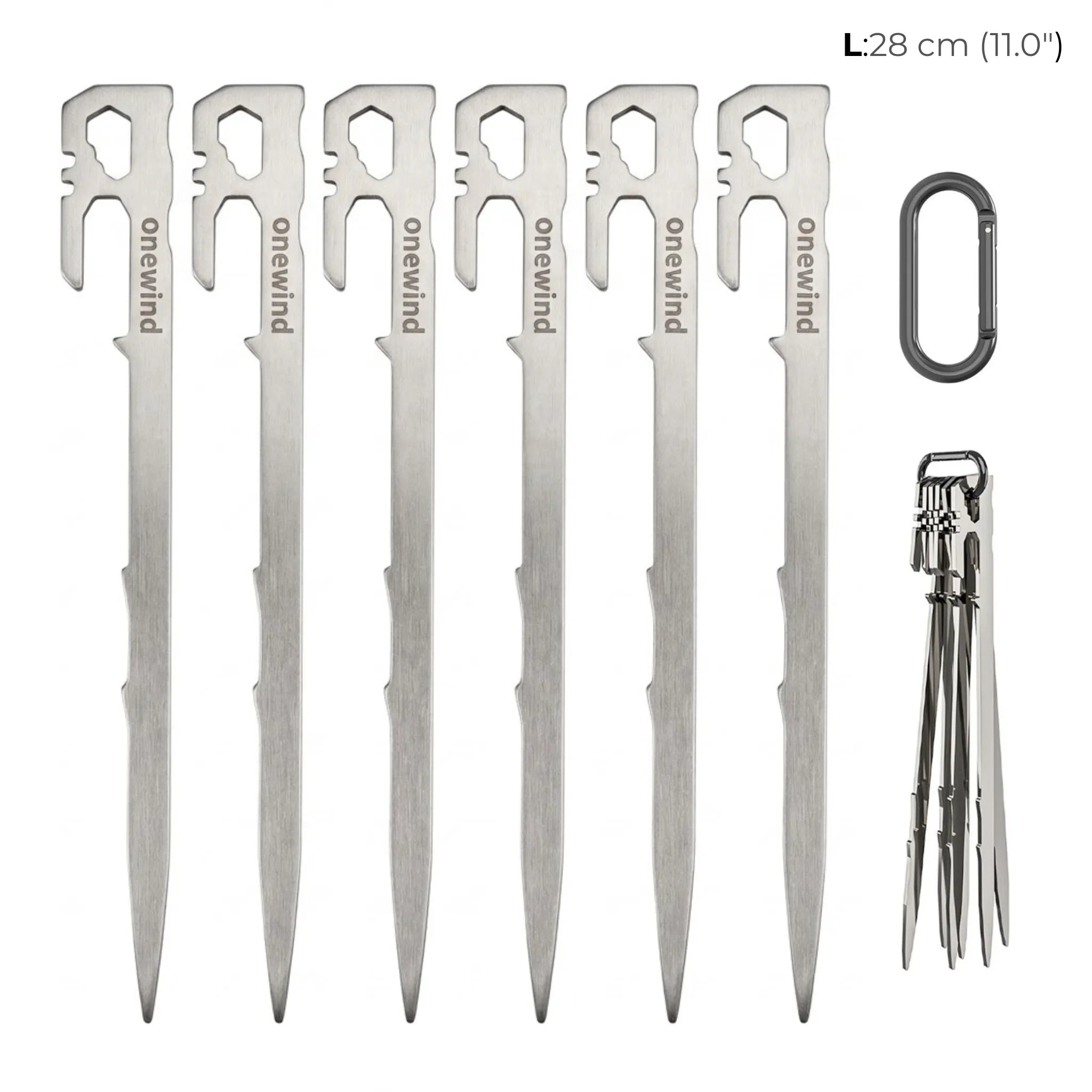 ProSteel Ultralight Tent Stake-6 pcs
