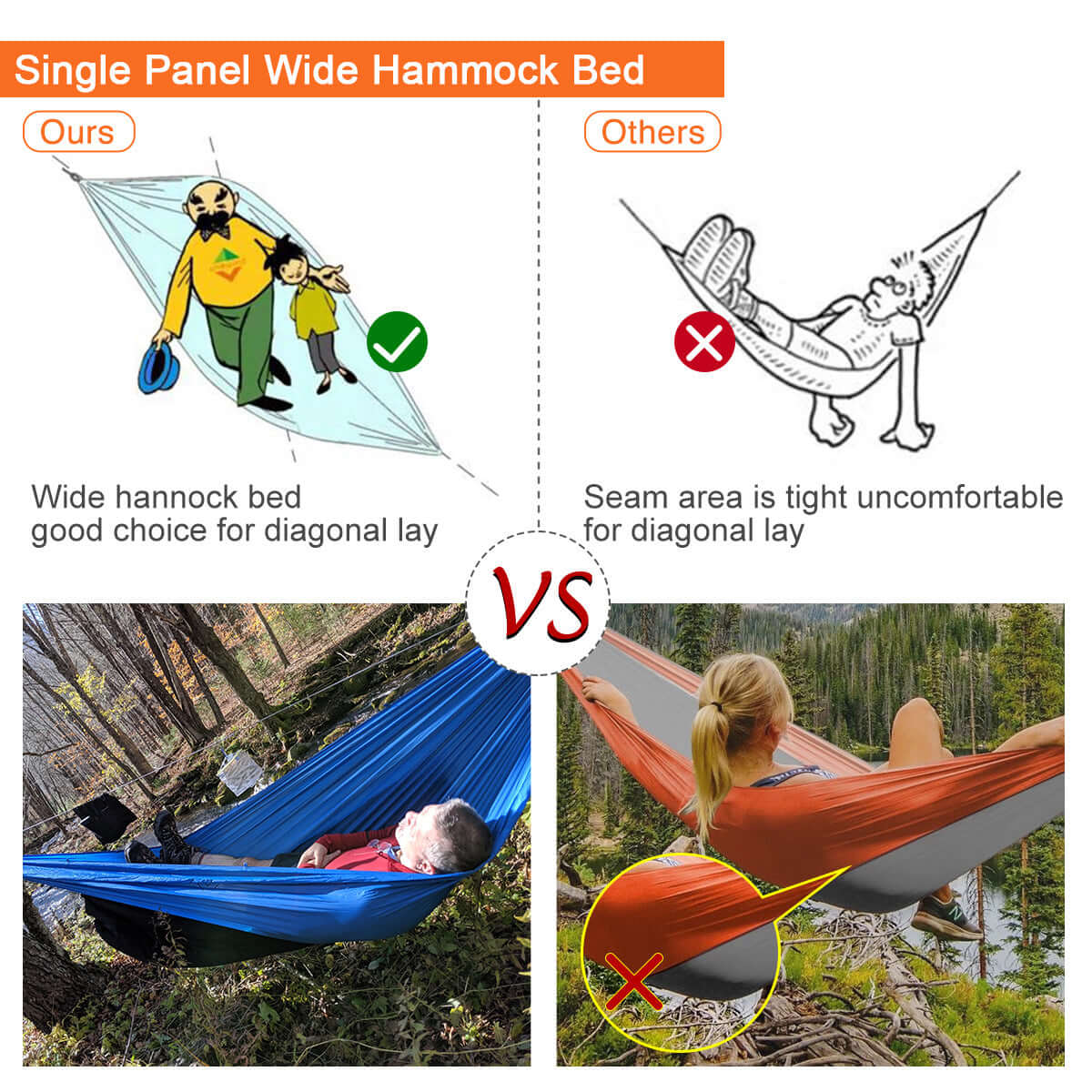 White Hammock Bed | Onewind Outdoors