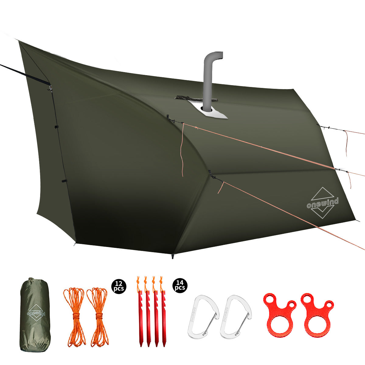 Hot Tent Tarp for Hammock Camping | Onewind Outdoors