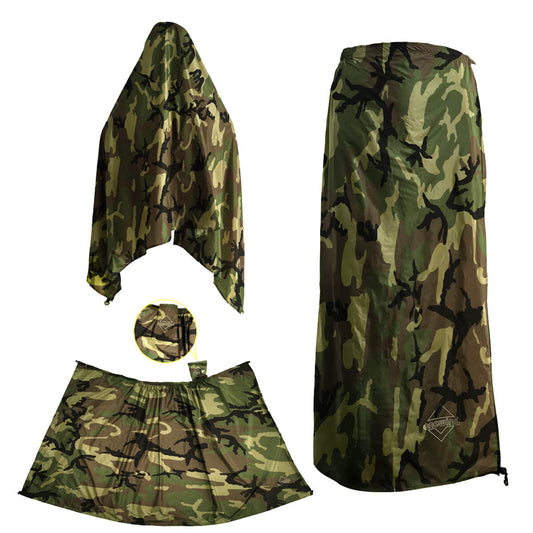 Ultralight Silnylon Rain Skirt Camo | Onewind Outdoors