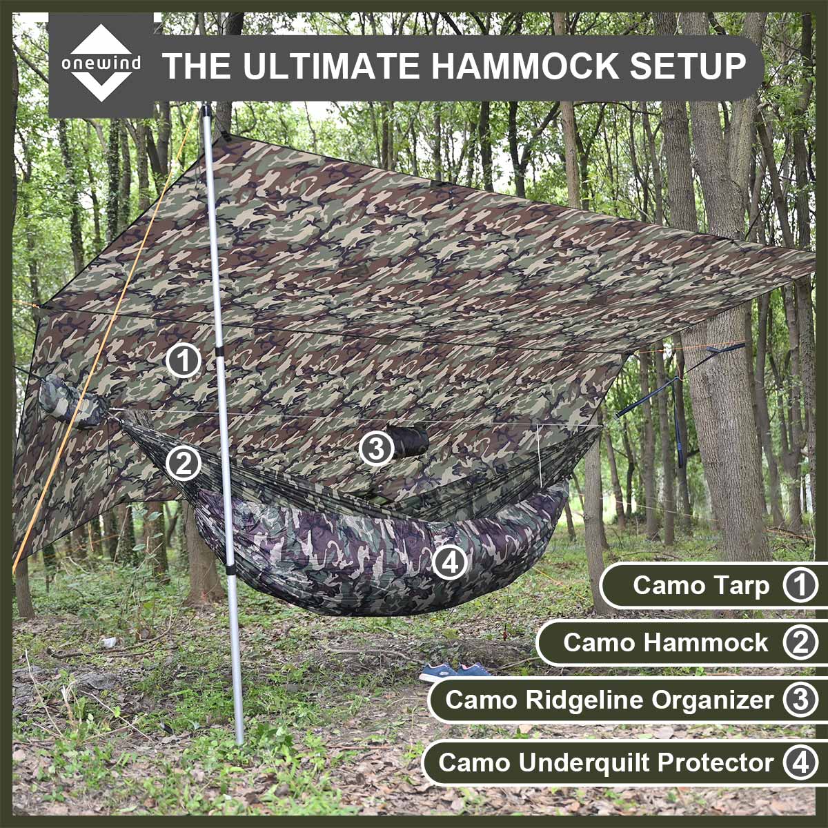 Hammock Tarp Setup | Onewind Outdoors