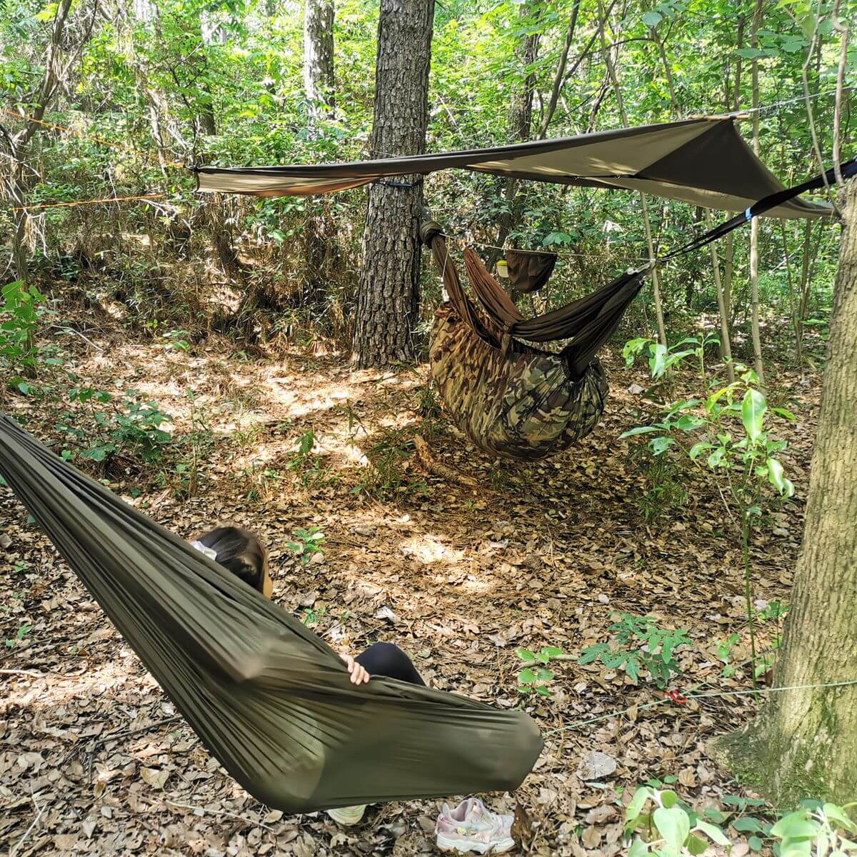 Hammock Camping in the Woods | Onewind Outdoors