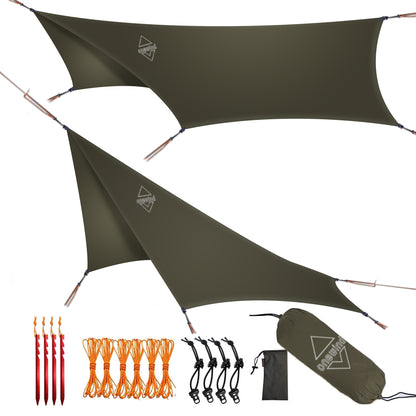 Hexagonal Hammock Rain Fly Tent Tarp | Onewind Outdoors