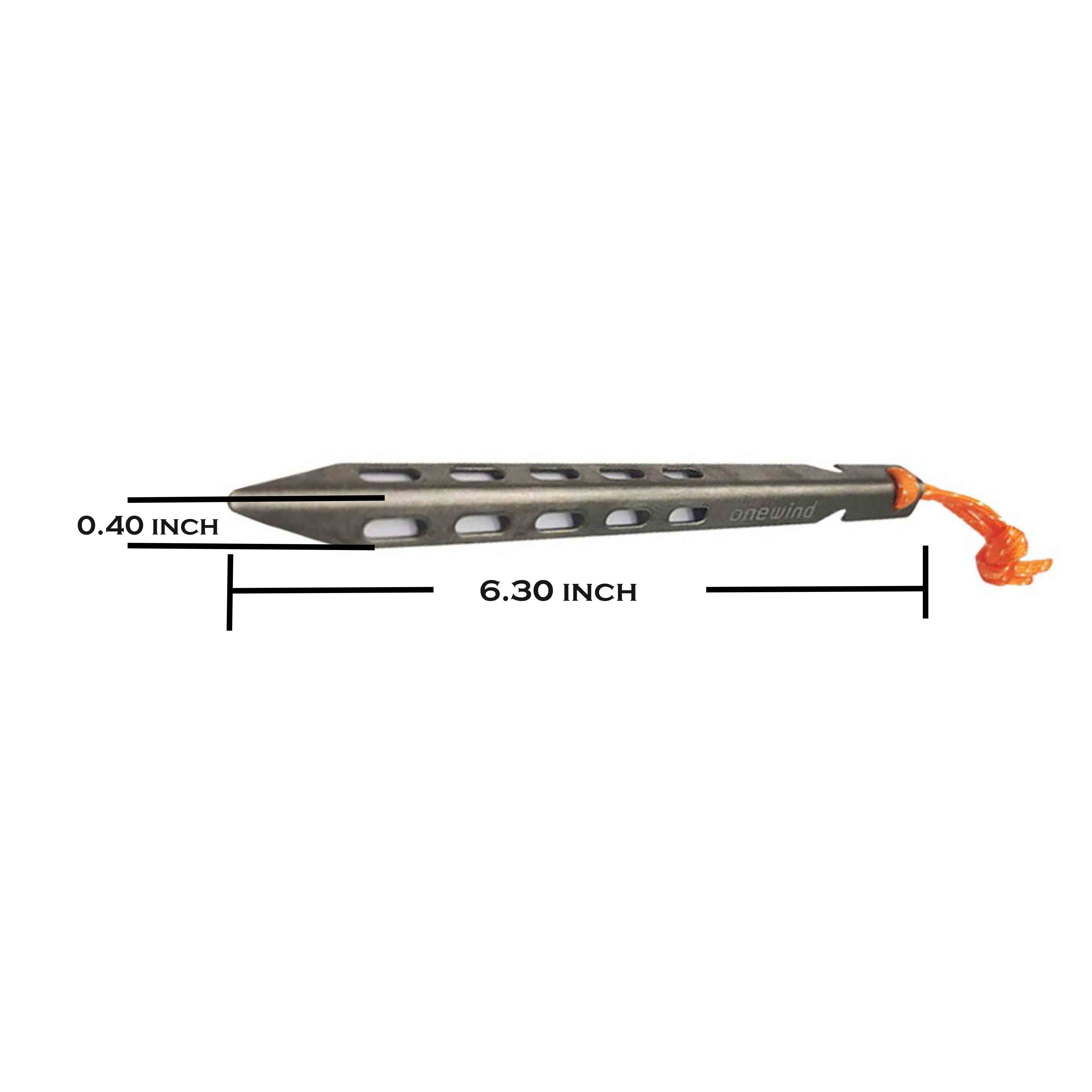 V-Shaped Titanium Tent Pegs | Onewind Outdoors