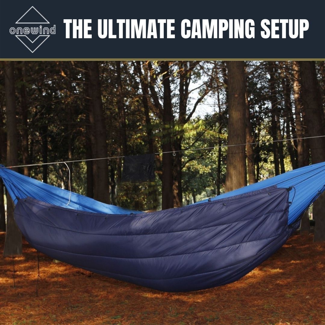 Hammock Underquilt and Blanket Combo | Onewind Outdoors