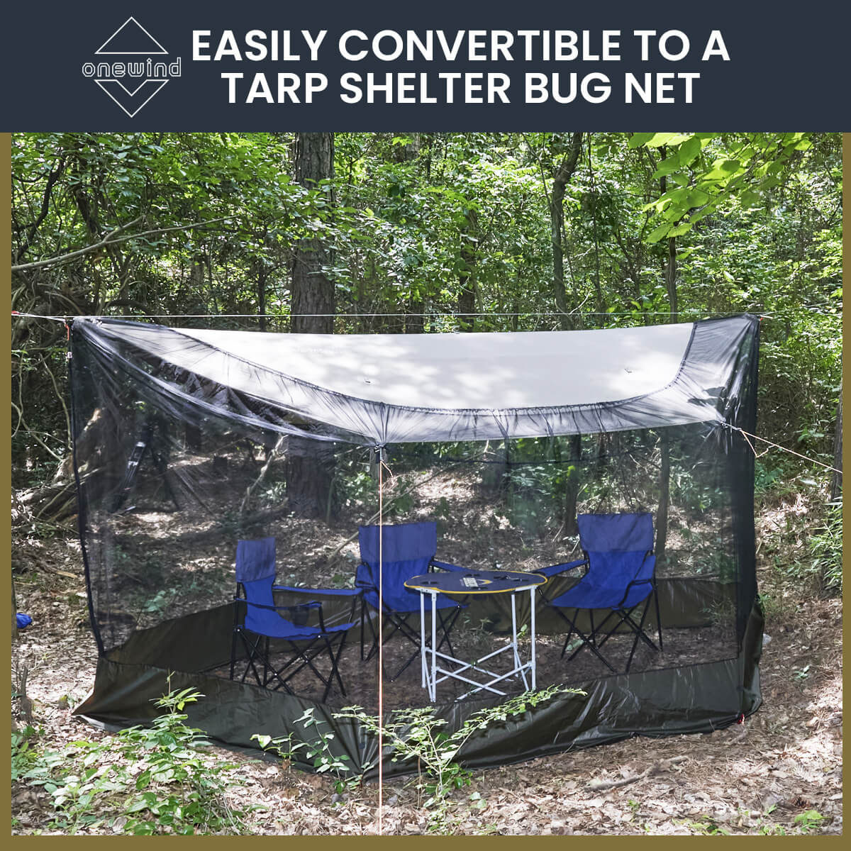 Hammock with Mosquito Net and Rainfly | Onewind Outdoors