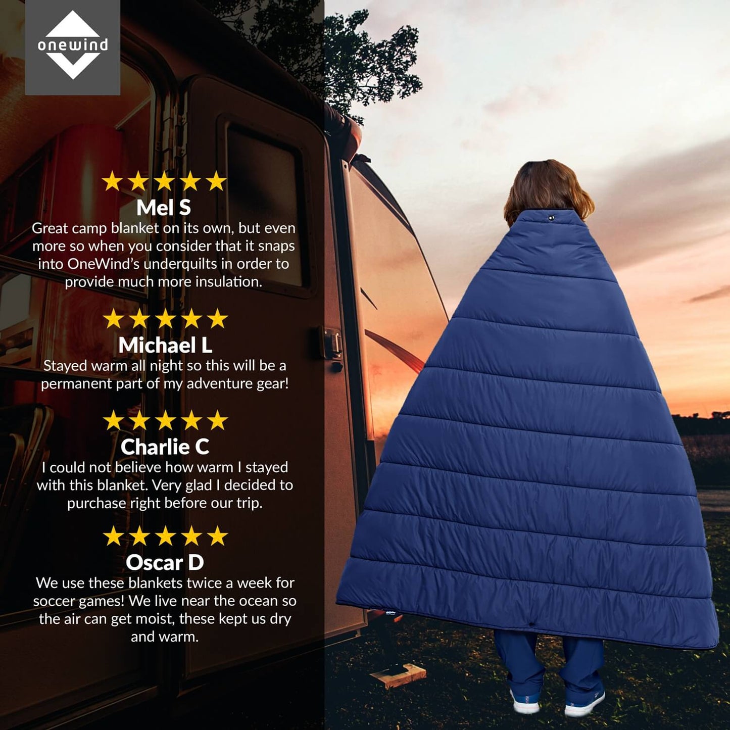 Camping Blanket Waterproof | Onewind Outdoors